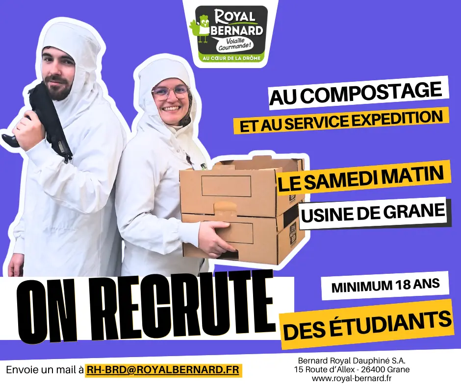 04 février - ON RECRUTE